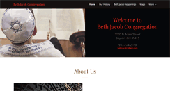Desktop Screenshot of bethjacobcong.org